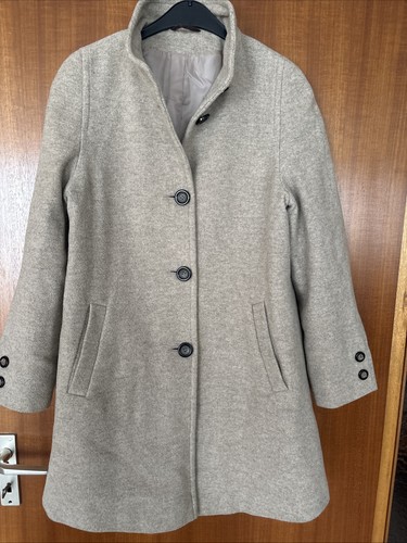 Wollmantel beige m - wollmantel,