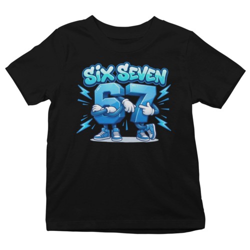 Kinder shirt six - t-shirt, seven