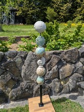 Gartenstele dekoration keramik - gartenstele,