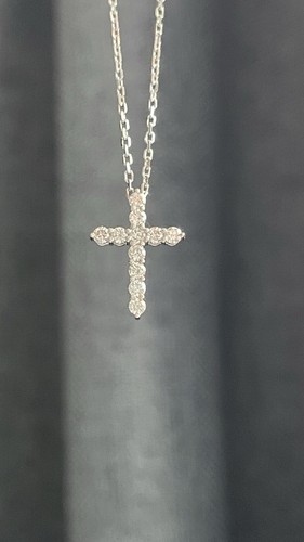 Oniks diamant kreuz collier - oniks,