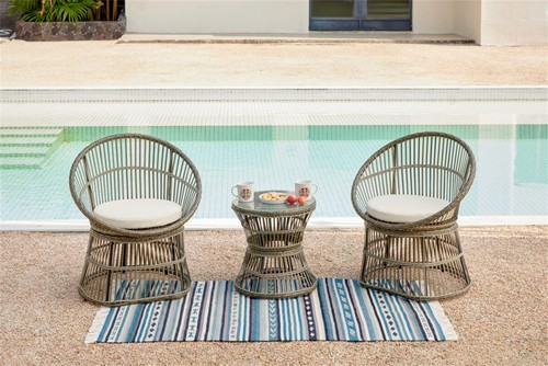 5tlg garten set rattan beige - garten,