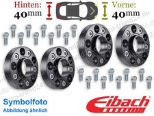 Pro-Spacer Spurplatten schwarz 40mm/Achse u.a.: MINI Cabriolet F57 Bj. 2014-2025