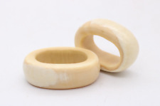 2x Serviettenringe Serviettenhalter Set aus Naturstein Speckstein ? Vintage alt