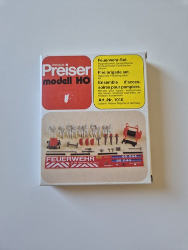 Preiser 1010 feuerwehr set - preiser, feuerwehr-set