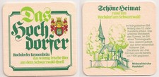 Hochdorfer Kronenbräu - alter Bierdeckel "Michaeliskirche Hochdorf"