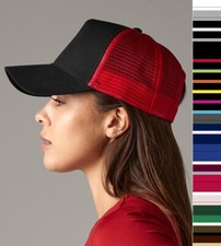 Beechfield Unisex Baseball Trucker Cap Mütze 14 Fabren Snapback B640 NEU