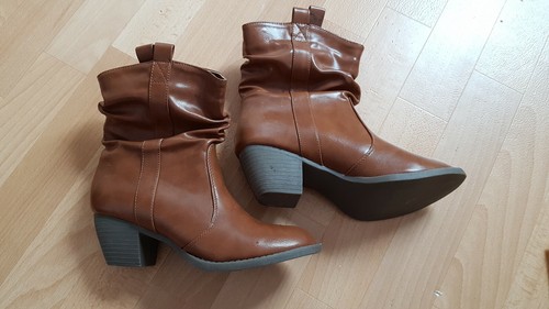 Neu stiefelette stiefel braun - neu,