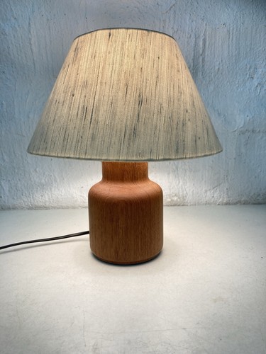 Kleine teakholz tischlampe von - tischlampe,