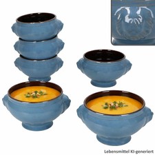 6x Löwenkopf Suppentassen