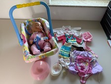 Babyborn Puppe Badewanne Badeanzug Schwimmring Kleidung Handarbeit