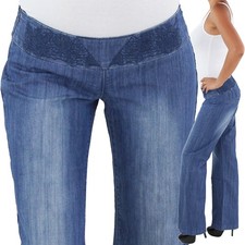 Damen Bootcut Schlaghose Jeans