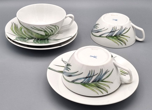 Meissen porzellan tee gedeck - meissen,