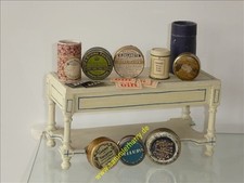 Konvolut Blechdosen, Pappdosen,... , für Puppenstuben - Kaufladen, 4D256-6