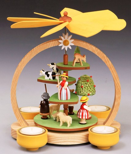 Teelicht pyramide sommerwiese - ,