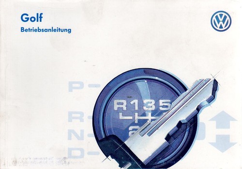 Betriebsanleitung golf - betriebsanleitung,