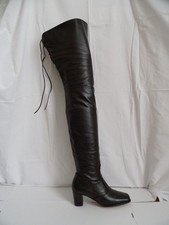 Overknee stiefel jean - stiefel,