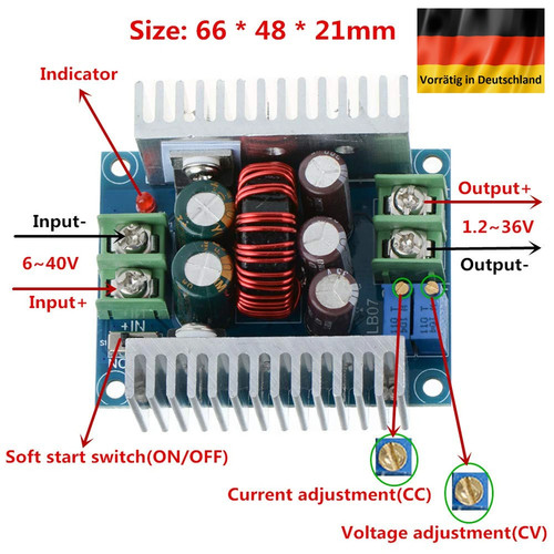 Step down 300w 20a - dc-dc,