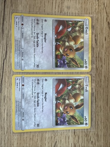 Evoli holo pokemon karte - 48/68,