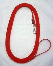 Biothane® Fährtenleine rot genäht Schleppleine Suchleine Hundeleine  2-30m