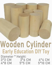 Holzzylinder Durchmesser 30/40/50MM Höhe 30~100MM Log Spielzeug DIY Toy