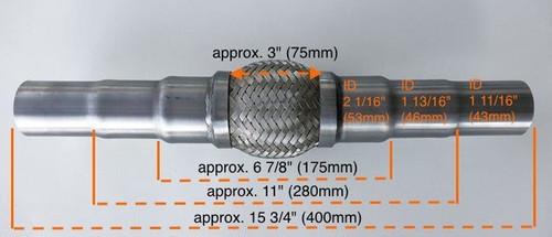 Universal flexrohr flexstück - flexrohr,