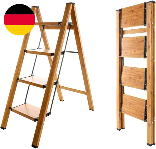 Stufen klappleiter aluminium - 4,