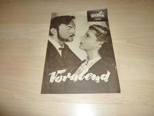 Progress Filmprogramm 33 / 61 - Vorabend - Programmheft 1961 60er 60s