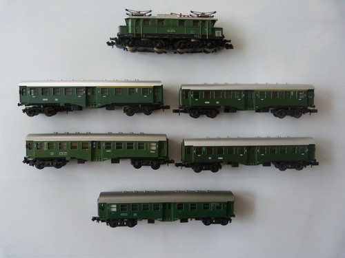 Personenzug komplett mit - , e-