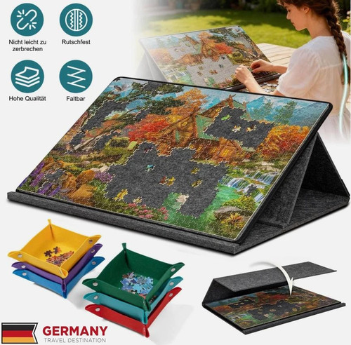 Puzzletisch puzzlebrett mit - puzzletisch,