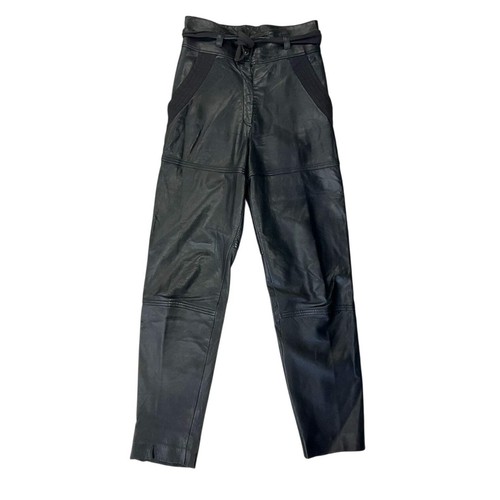 Damen hose vintage - hose, leder