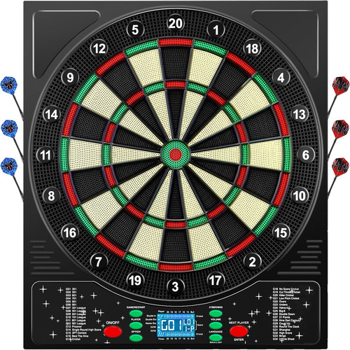 Elektronische dartscheibe mit - dartscheibe,