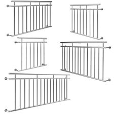 Monzana Französischer Balkon Edelstahl Stabgeländer Balkongeländer Fenstergitter
