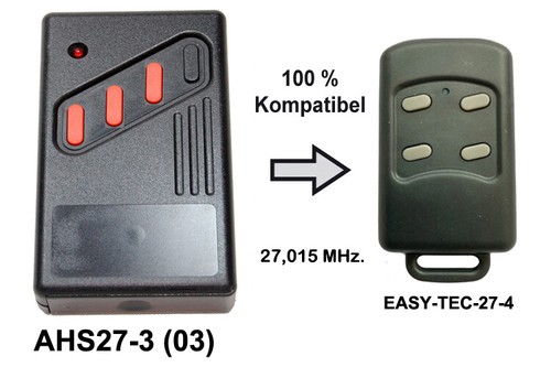 Ersatz handsender 015 - ersatz, mhz