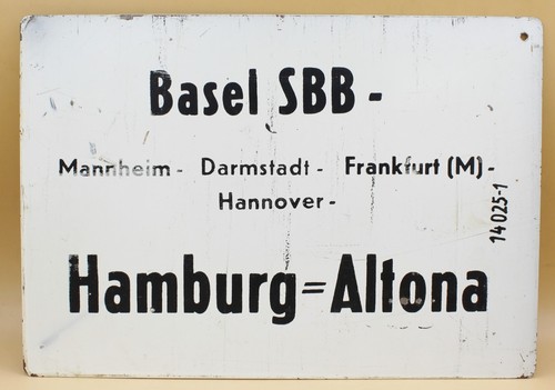 Zuglaufschild metall 14025 - zuglaufschild, 14025-1