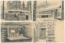 115282, Grabenkunst: 40 handgemalte Bilder, Scriptol/Bleistift-Zeichnungen, TOP