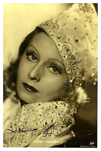 Lilian harvey autogramme - harvey, ++autogramme++