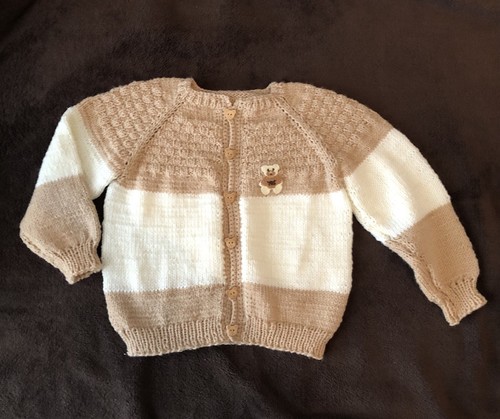 Jacke handgestrickt 80 - gr.,