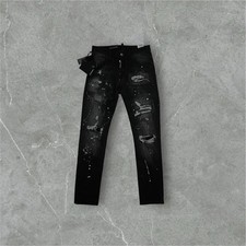 Dsquared2 Ripped Jeans Schwarz | Gr. 44 | Brandneu mit Etikett