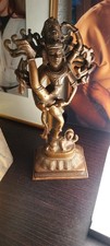Shiva Bronze Figur Massive