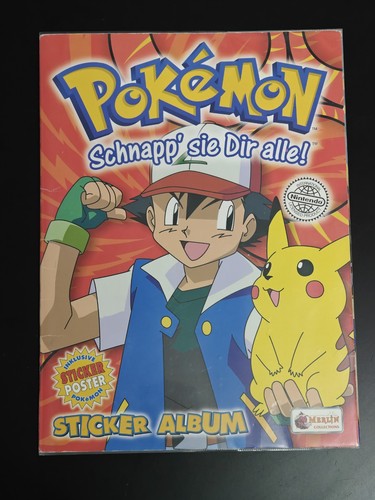 Pokemon merlin sticker album - pokemon,