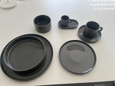 Blomus 12 teiliges Kaffee und Tafelservice Neuwertig im Skandi-Styl in grau