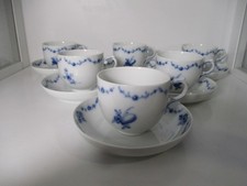 Fürstenberg Lottine 6 Mokkagedecke 6 Mokkatassen mit Untertassen Espressotasse