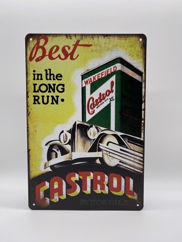 Blechschild castrol 20x30cm - blechschild,