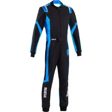 Sparco Rennsportoverall THUNDER Advanced CIK/FIA Approved  Overall Schwarz/blau