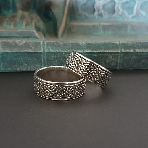 Keltischer knoten silberring - keltischer,