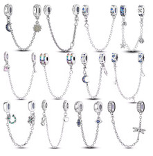 Sicherheitskette 925 Sterling Silber für Pandora Armband – 50 Modelle – Geschenk