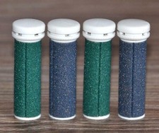 4-er Set Ersatzrollen Grob Aufsätze EMJOI Fußpflege Pediküre Grün + Grau *