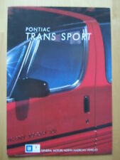 PONTIAC  Trans Sport SE