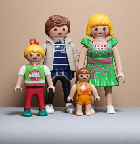 Playmobil familie hauser set - familie,