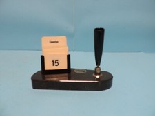 EWIGER KALENDER SCHREIBTISCHKALENDER MARMORSOCKEL ECHT ZÖBLITZER ERZEUGNIS HANDV